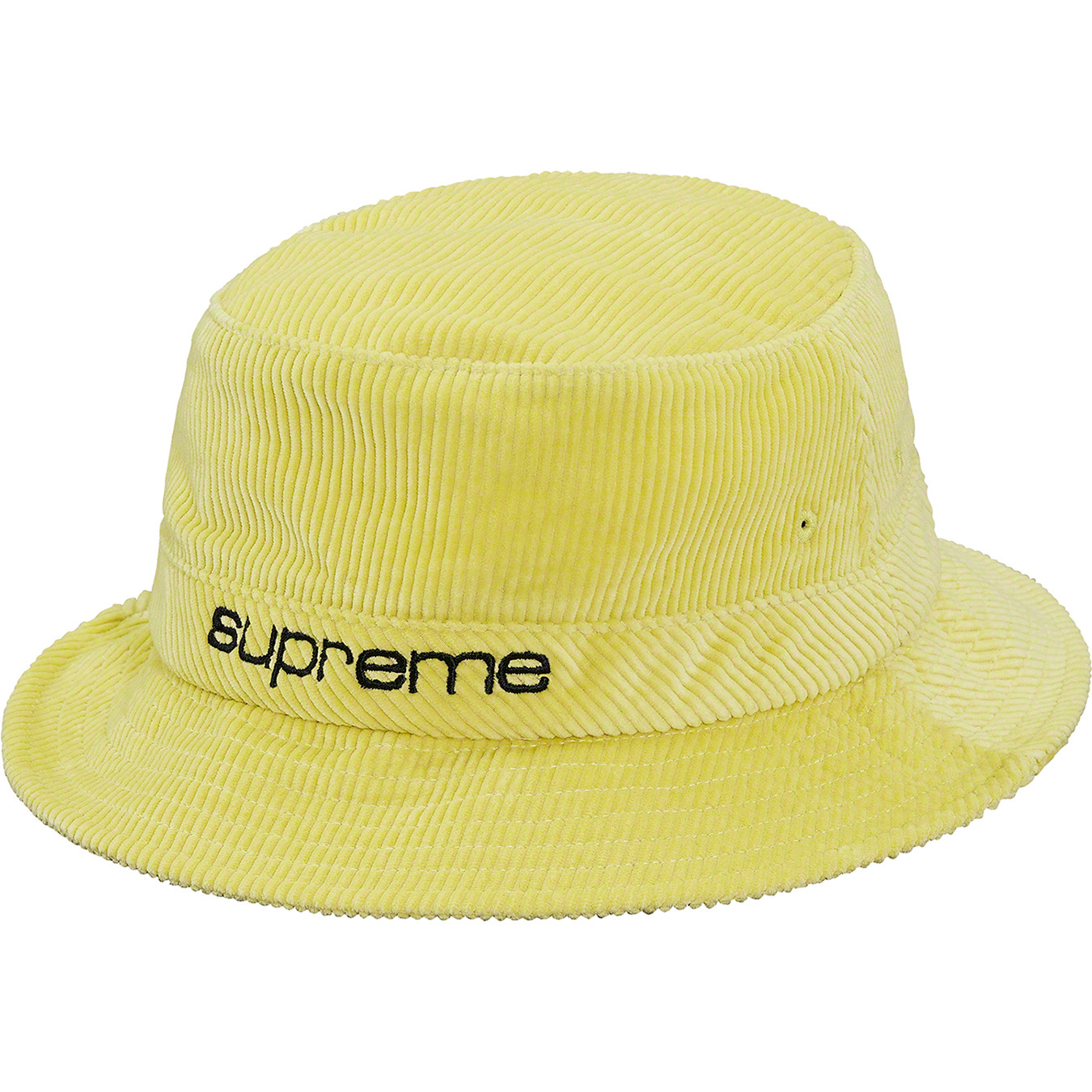 supreme Compact Logo Corduroy Crusher 白 - ハット