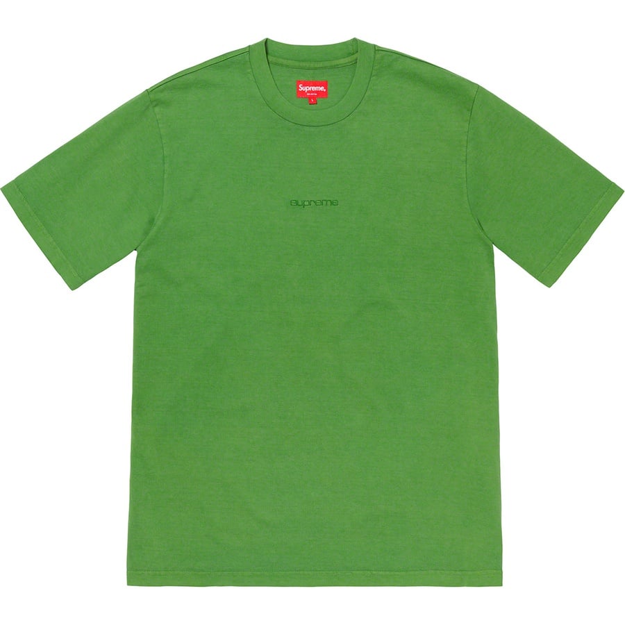 Details on Overdyed Tee Green from spring summer
                                                    2019 (Price is $58)