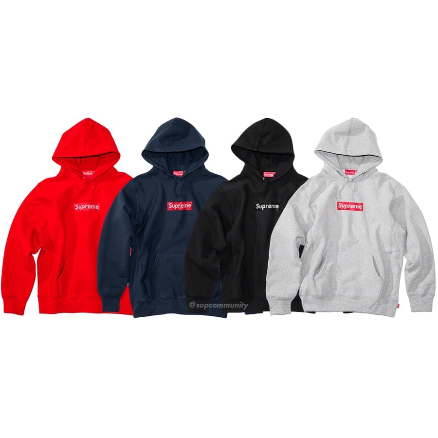 Supreme®/Swarovski® Box Logo Hooded Sweatshirt