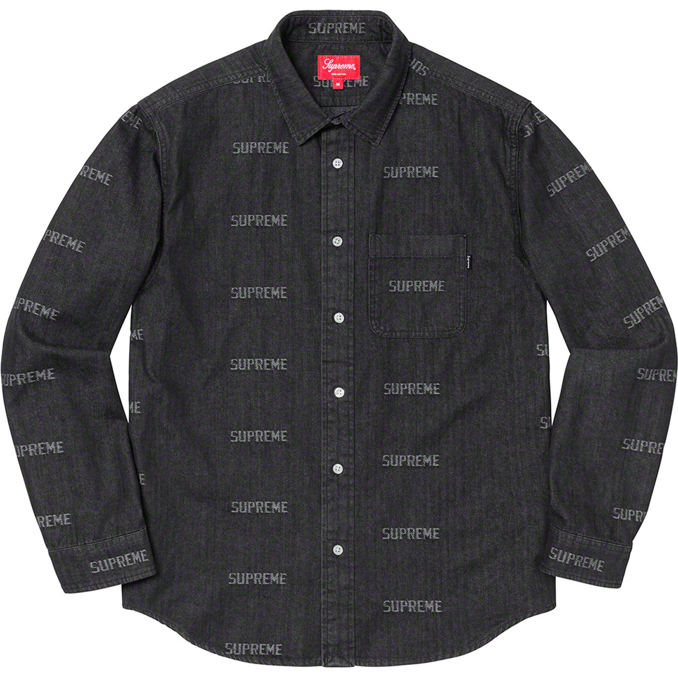 Logo Denim Shirt - spring summer 2019 - Supreme