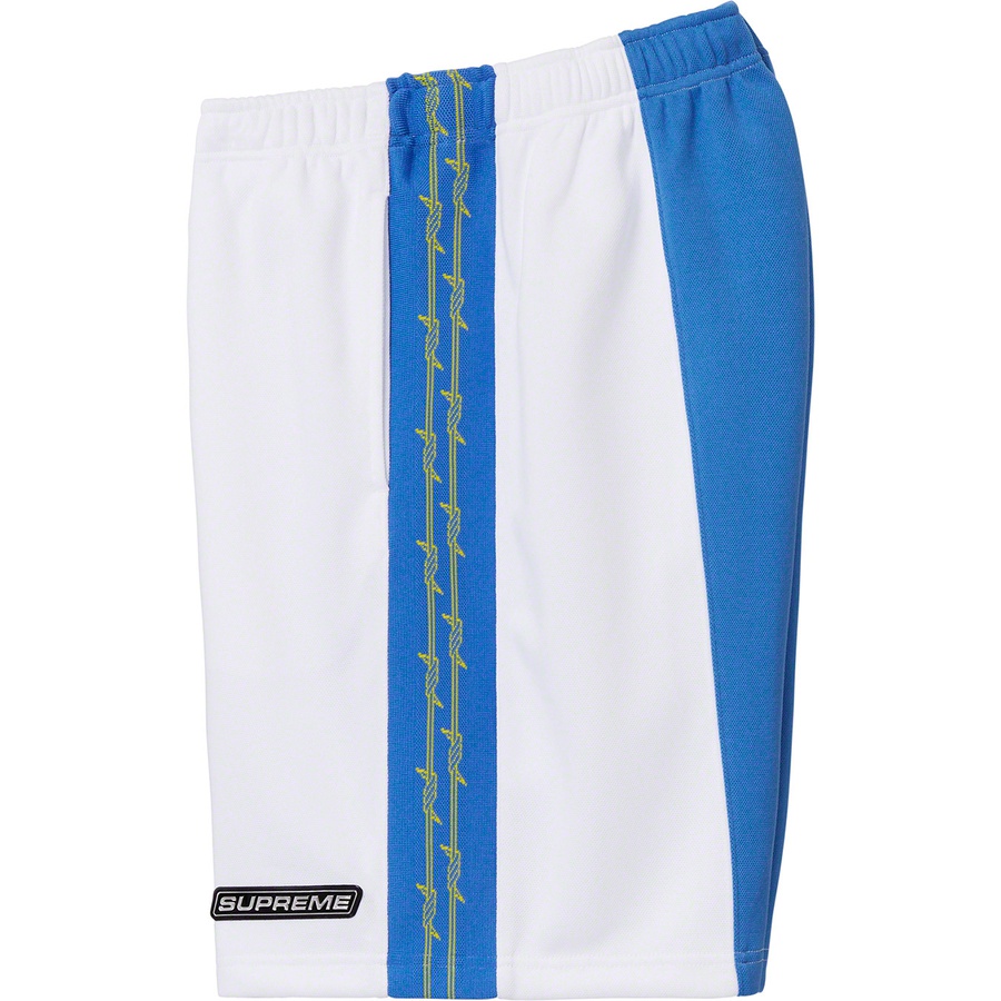 Details on Barbed Wire Athletic Short White from spring summer 2019 (Price is $118)