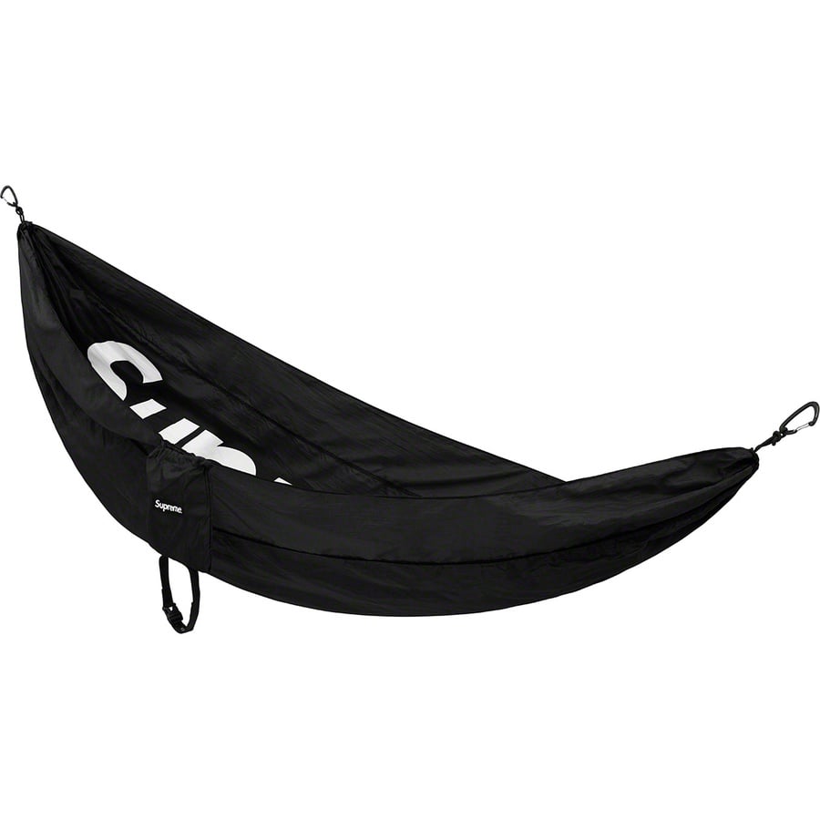 Details on Supreme ENO DoubleNest Hammock Black from spring summer
                                                    2019 (Price is $188)