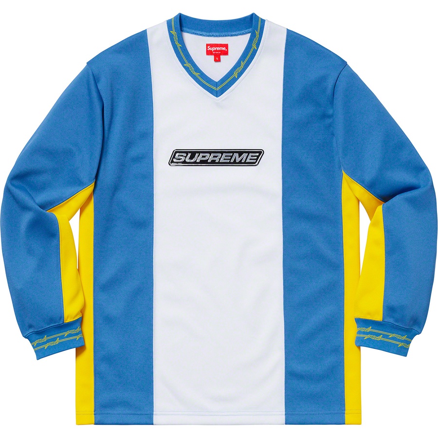 Supreme Barbed Wire Moto Jersey (SS19) - White - $138