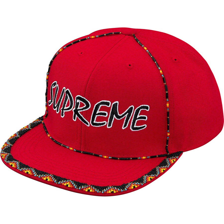 Details on Beaded 6-Panel Red from spring summer 2019 (Price is $60)