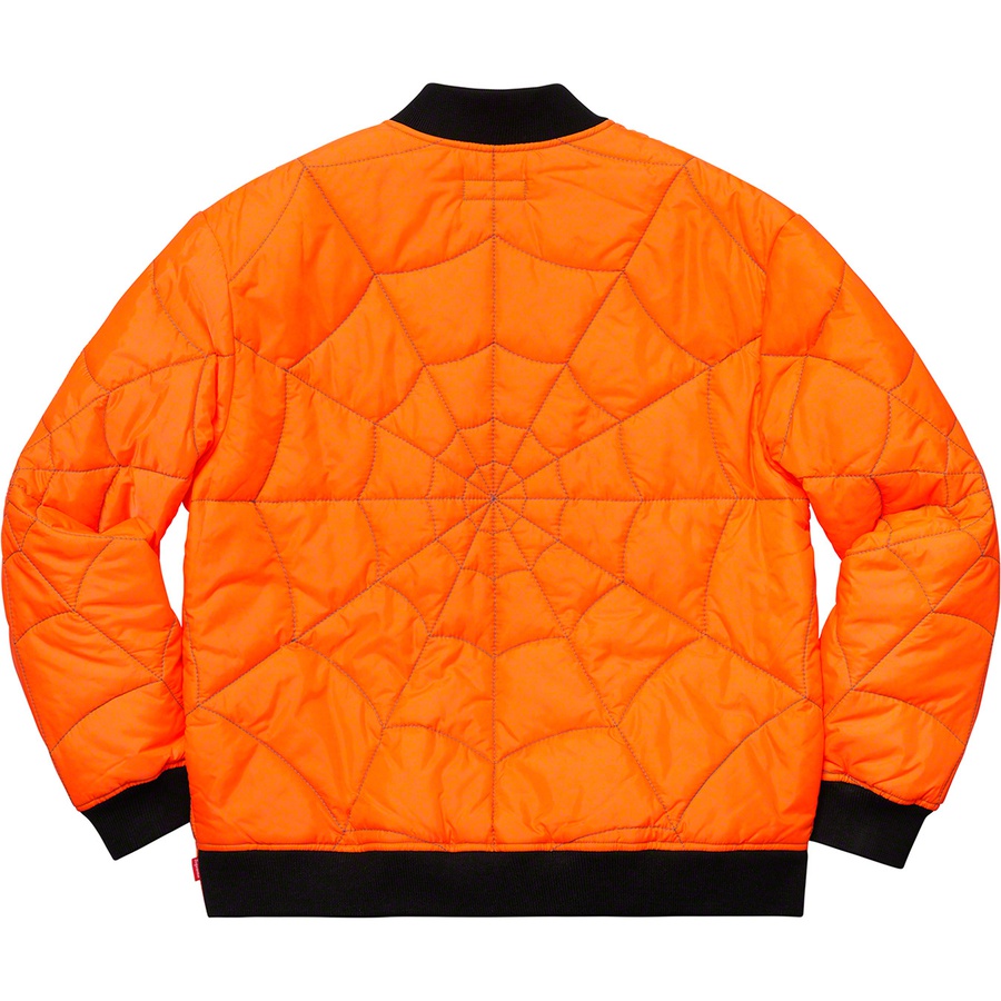 Details on Spider Web Quilted Work Jacket Orange from spring summer 2019 (Price is $218)