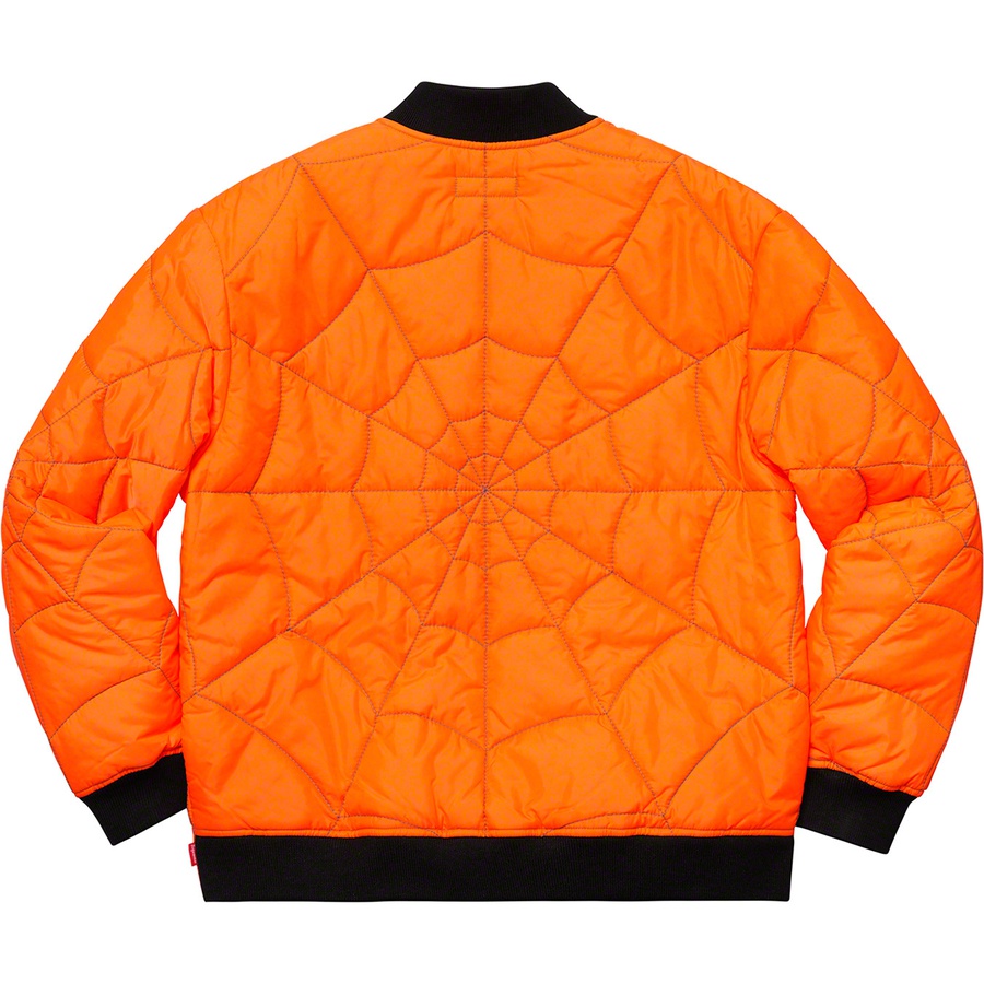 Details on Spider Web Quilted Work Jacket Orange from spring summer
                                                    2019 (Price is $218)