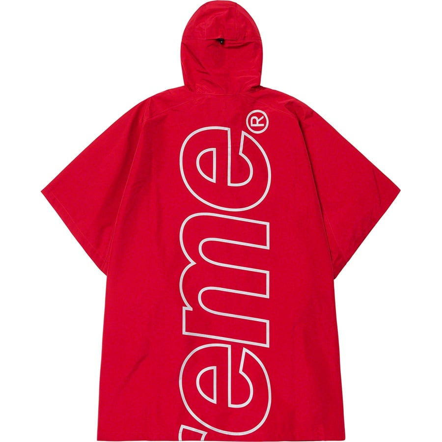 Details on GORE-TEX Poncho Red from spring summer
                                                    2019 (Price is $428)