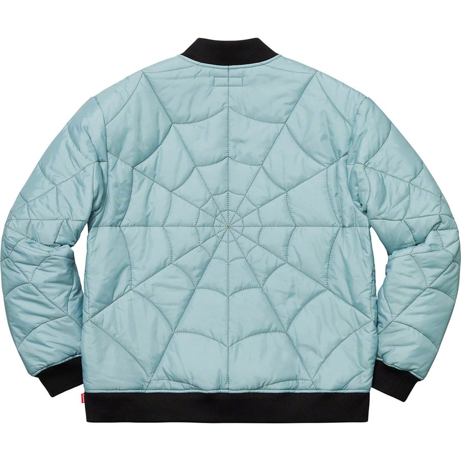 Details on Spider Web Quilted Work Jacket Ice from spring summer
                                                    2019 (Price is $218)