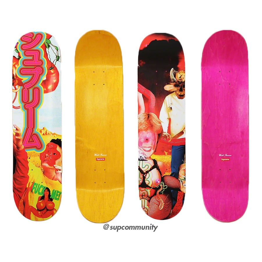 Supreme Sekintani La Norihiro Supreme Skateboard releasing on Week 10 for spring summer 2019