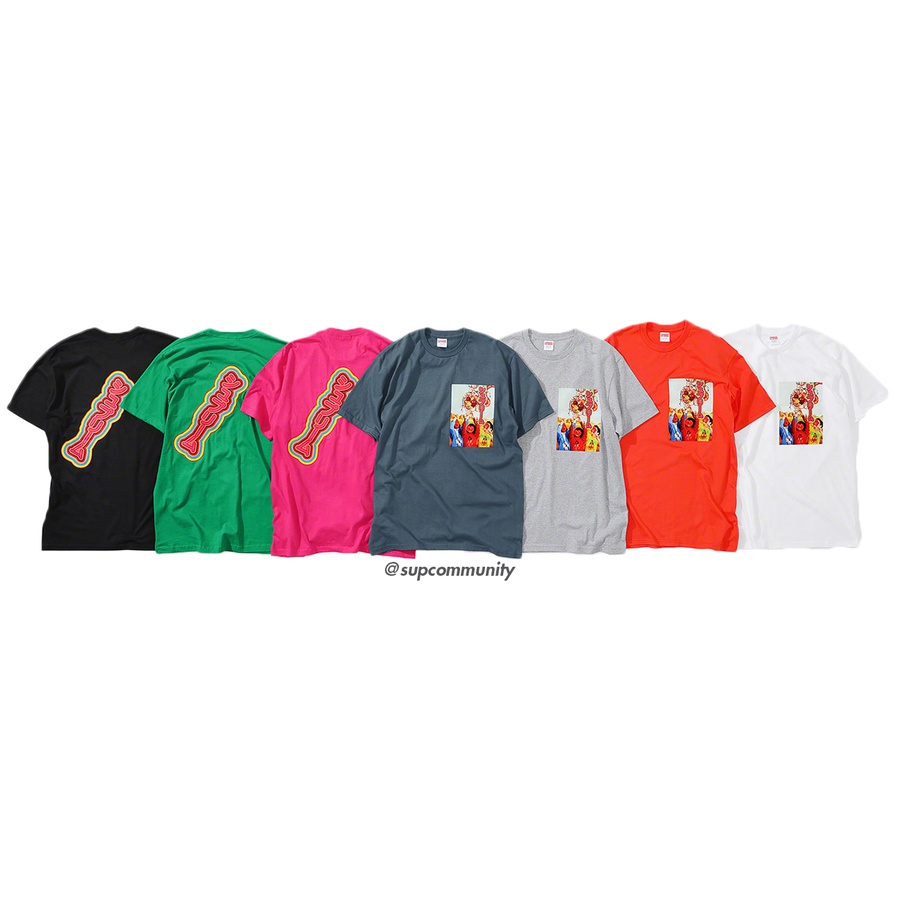 Supreme Sekintani La Norihiro Supreme Tee released during spring summer 19 season