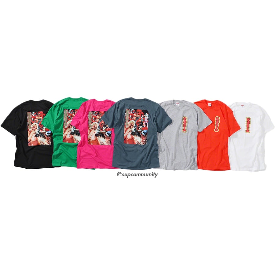 Supreme Sekintani La Norihiro Supreme Boobies Tee released during spring summer 19 season