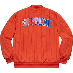 Pinstripe Varsity Jacket - spring summer 2019 - Supreme