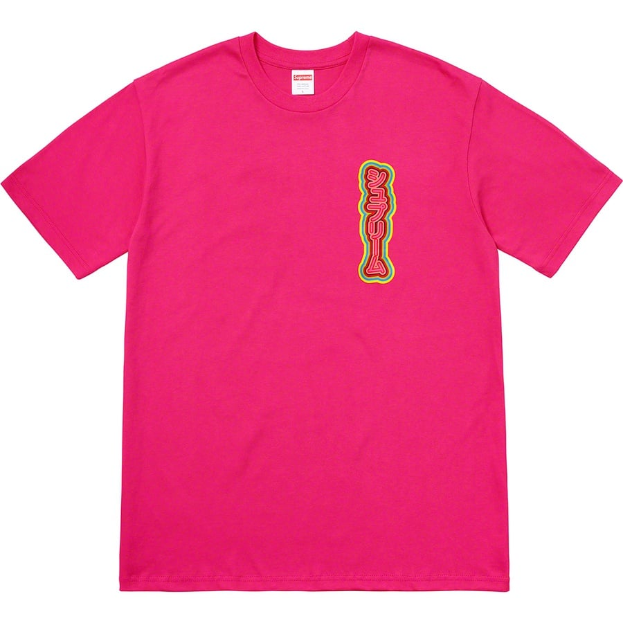 Details on Sekintani La Norihiro Supreme Boobies Tee Hot Pink from spring summer
                                                    2019 (Price is $44)