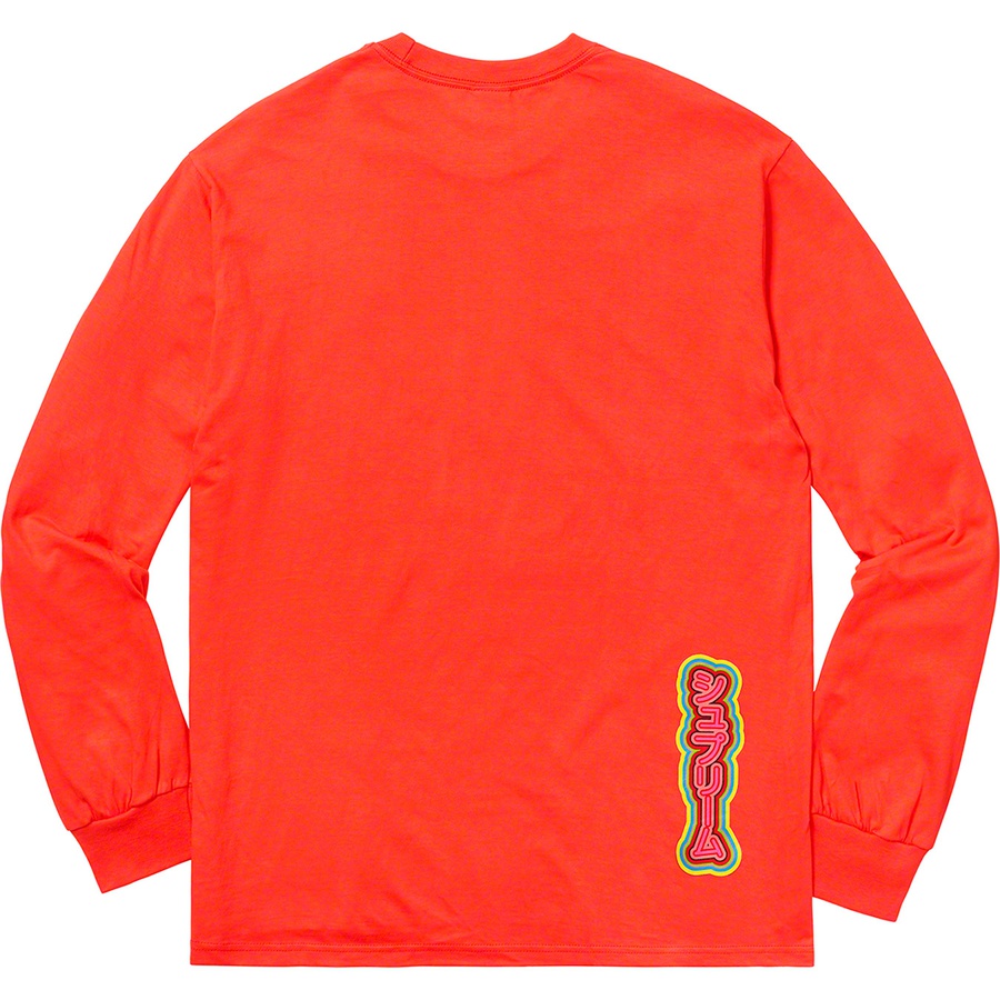 Details on Sekintani La Norihiro Supreme L S Tee Bright Orange from spring summer
                                                    2019 (Price is $48)