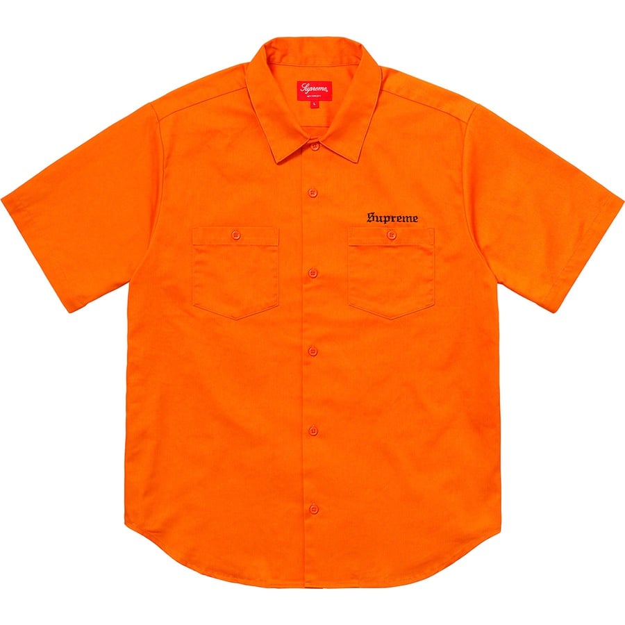 Details on Sekintani La Norihiro Supreme Work Shirt Orange from spring summer
                                                    2019 (Price is $138)