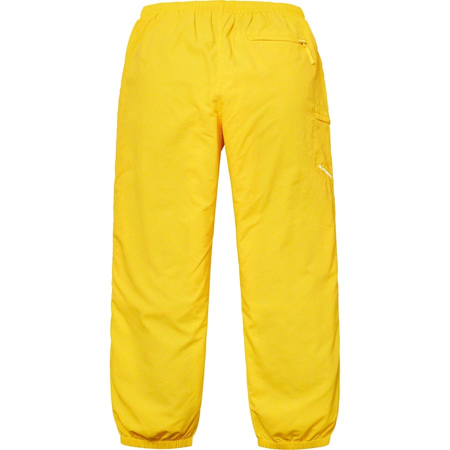 Details on Nylon Trail Pant Yellow from spring summer 2019 (Price is $128)