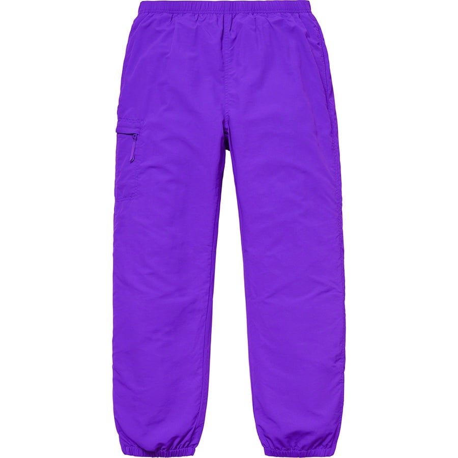 Details on Nylon Trail Pant Purple from spring summer 2019 (Price is $128)