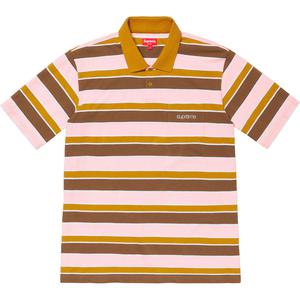 supreme Classic Logo Stripe Polo 19ss M ポロシャツ トップス メンズ 日本正規店