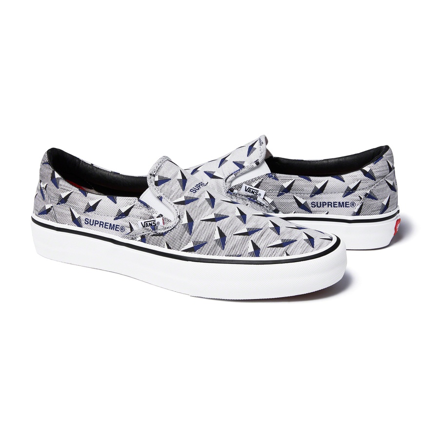 Details on Supreme Vans Diamond Plate Slip-On Pro  from spring summer 2019 (Price is $98)