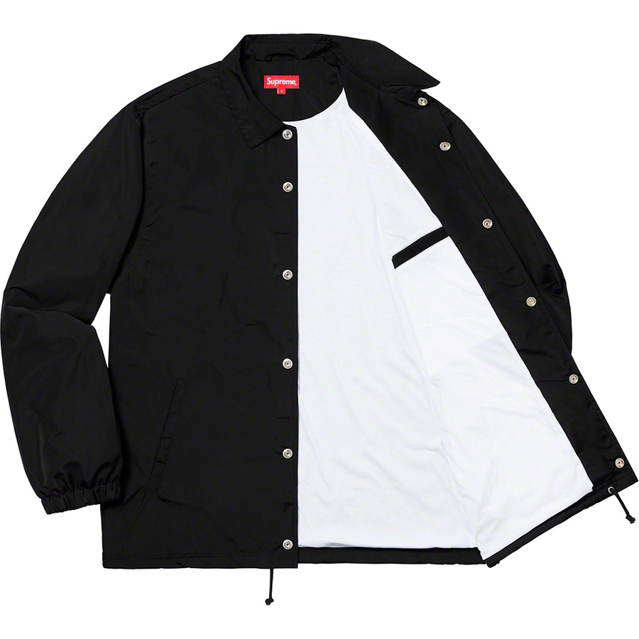 Details on Apple Coaches Jacket Black from spring summer
                                                    2019 (Price is $158)