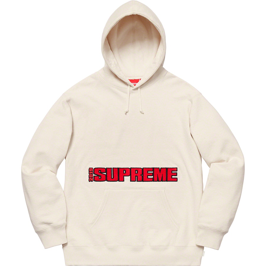 Details on Blockbuster Hooded Sweatshirt Natural from spring summer
                                                    2019 (Price is $158)