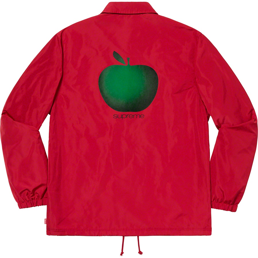 Details on Apple Coaches Jacket Red from spring summer 2019 (Price is $158)