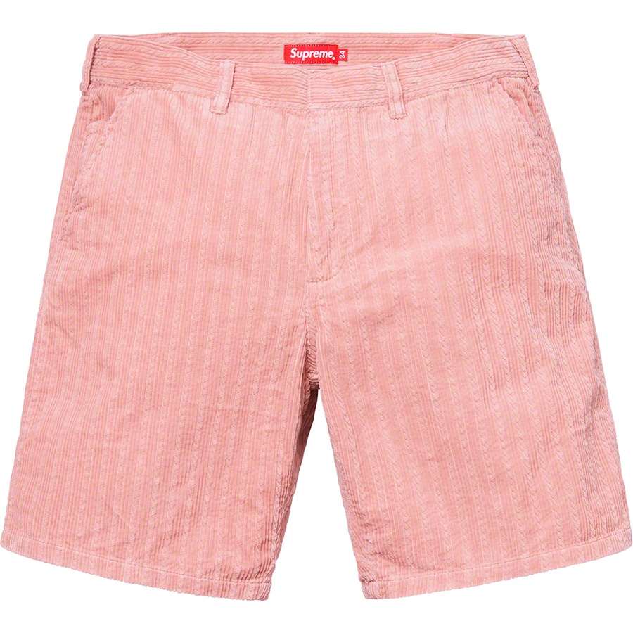 Details on Rope Corduroy Work Short Pink from spring summer
                                                    2019 (Price is $118)