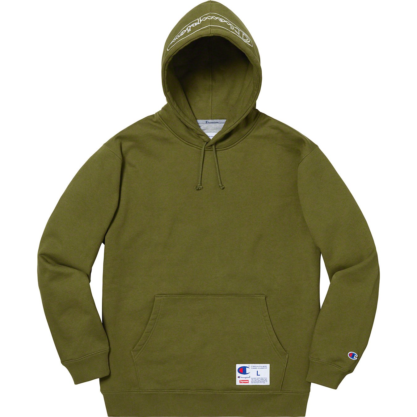 mærkning Ekstrem fattigdom Fortæl mig Champion Outline Hooded Sweatshirt - spring summer 2019 - Supreme