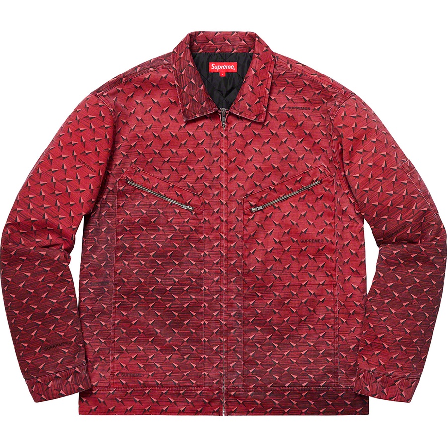 Details on Diamond Plate Work Jacket Red from spring summer 2019 (Price is $188)