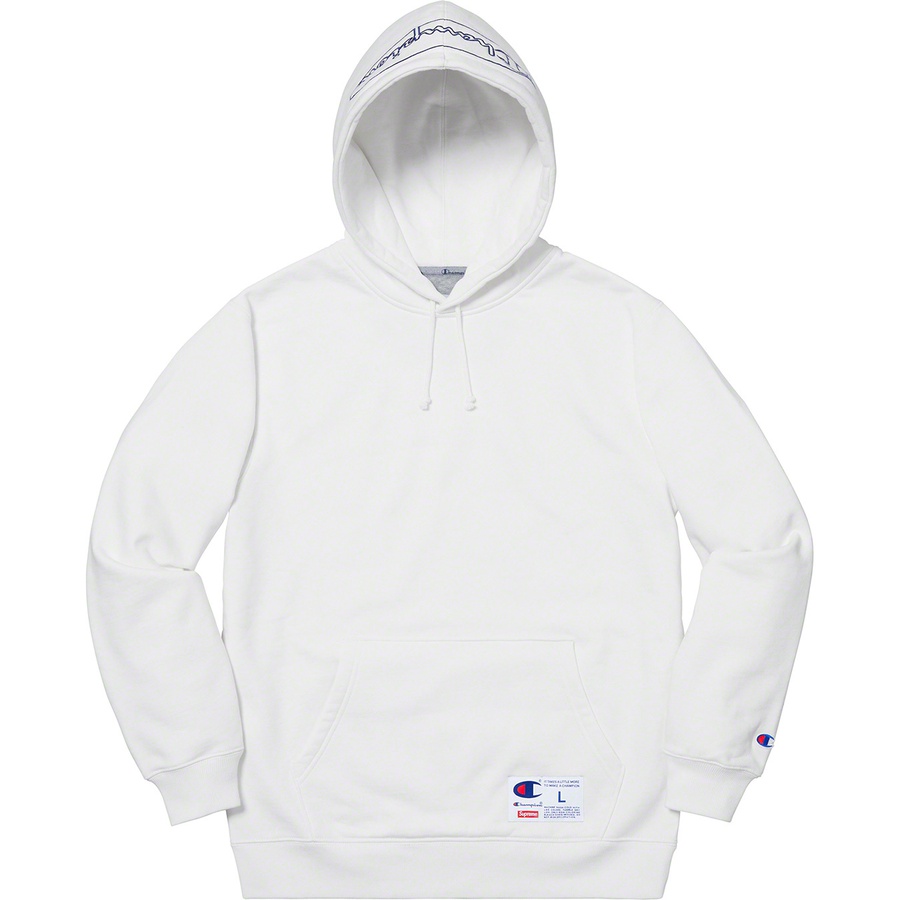 2019SSsupreme 2019SS  Champion Outline Hooded