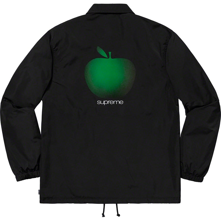 Details on Apple Coaches Jacket Black from spring summer
                                                    2019 (Price is $158)