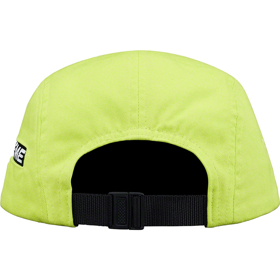 Supreme Side Zip Camp Cap (SS19) - Light Neon Green - $48