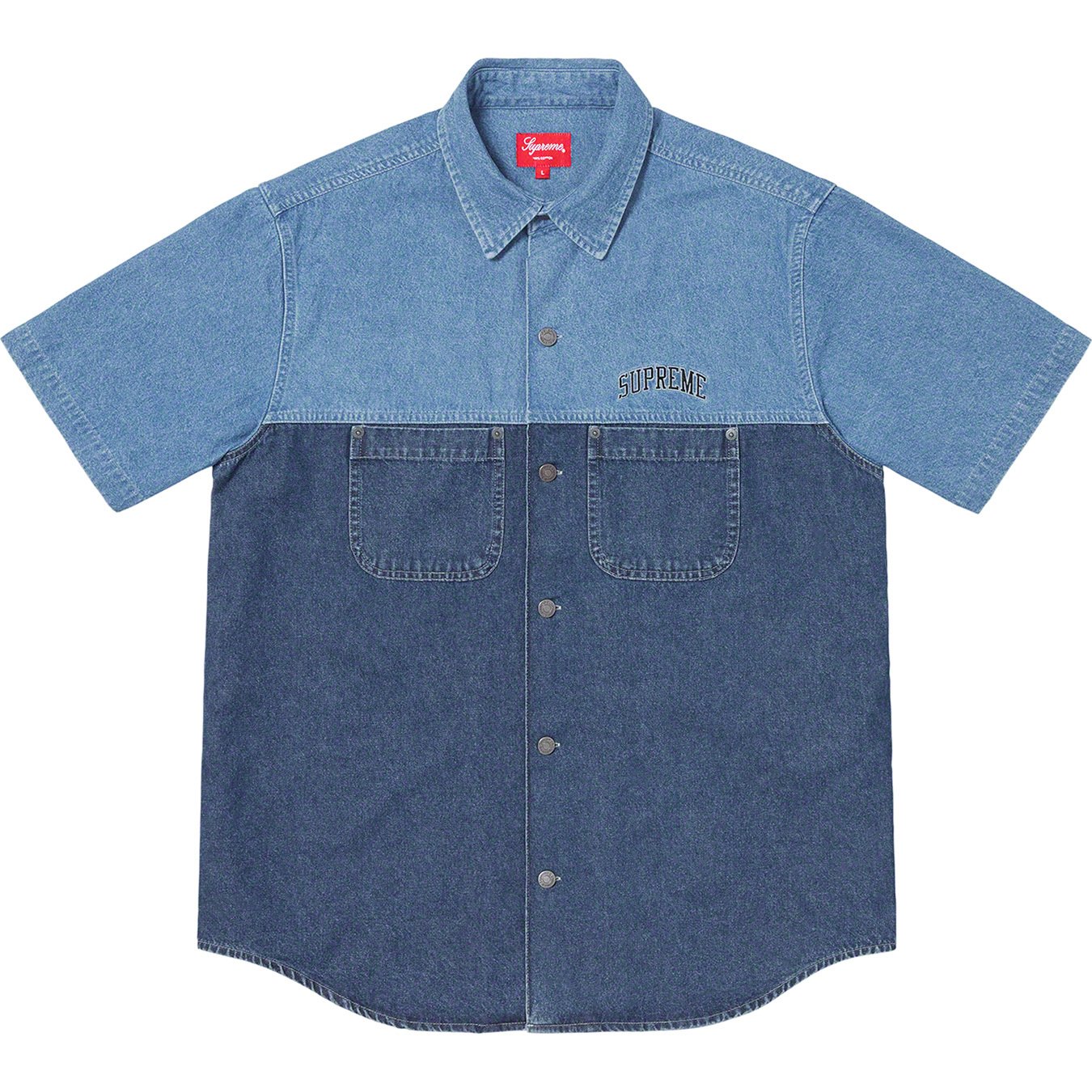 2-Tone Denim S S Shirt - spring summer 2019 - Supreme