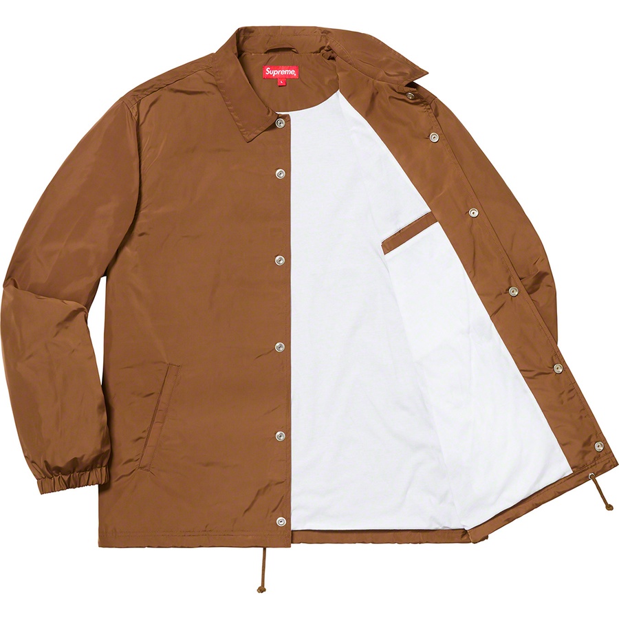 Details on Apple Coaches Jacket Brown from spring summer
                                                    2019 (Price is $158)