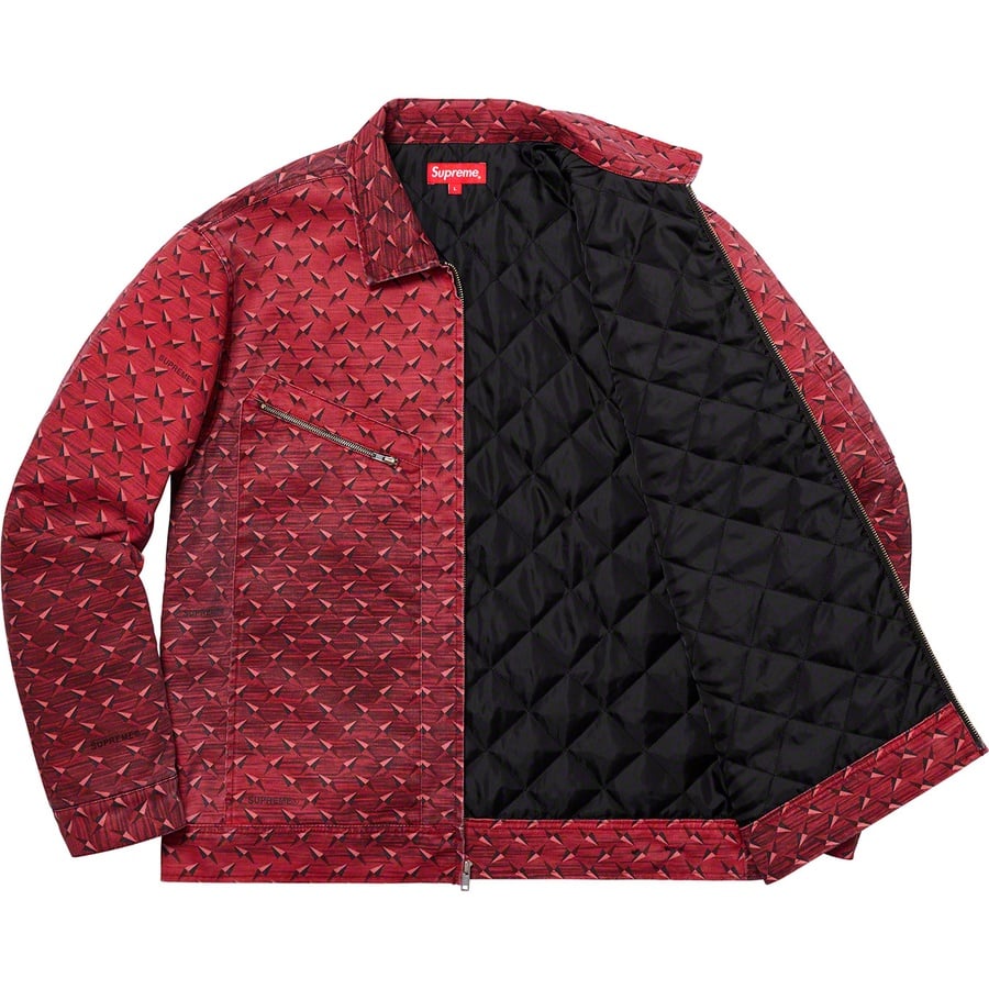 Details on Diamond Plate Work Jacket Red from spring summer
                                                    2019 (Price is $188)