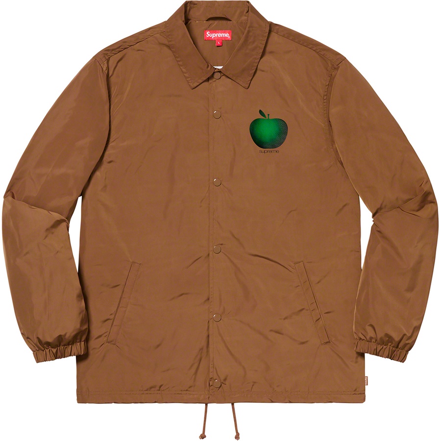 Details on Apple Coaches Jacket Brown from spring summer 2019 (Price is $158)