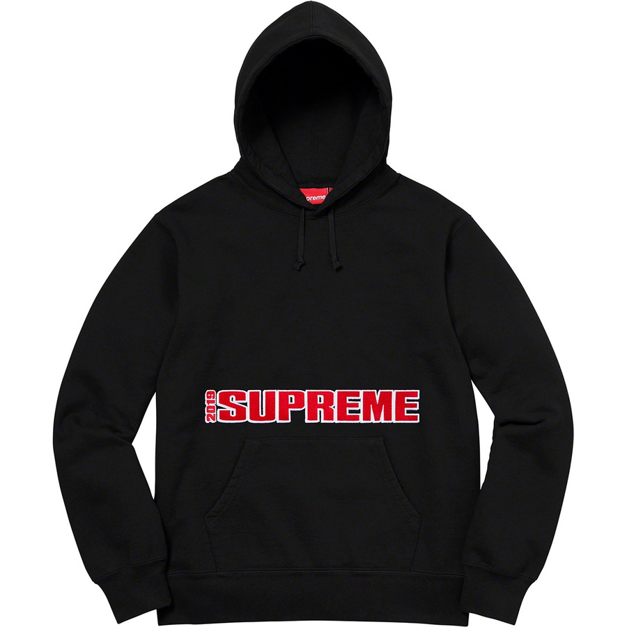 Details on Blockbuster Hooded Sweatshirt Black from spring summer
                                                    2019 (Price is $158)