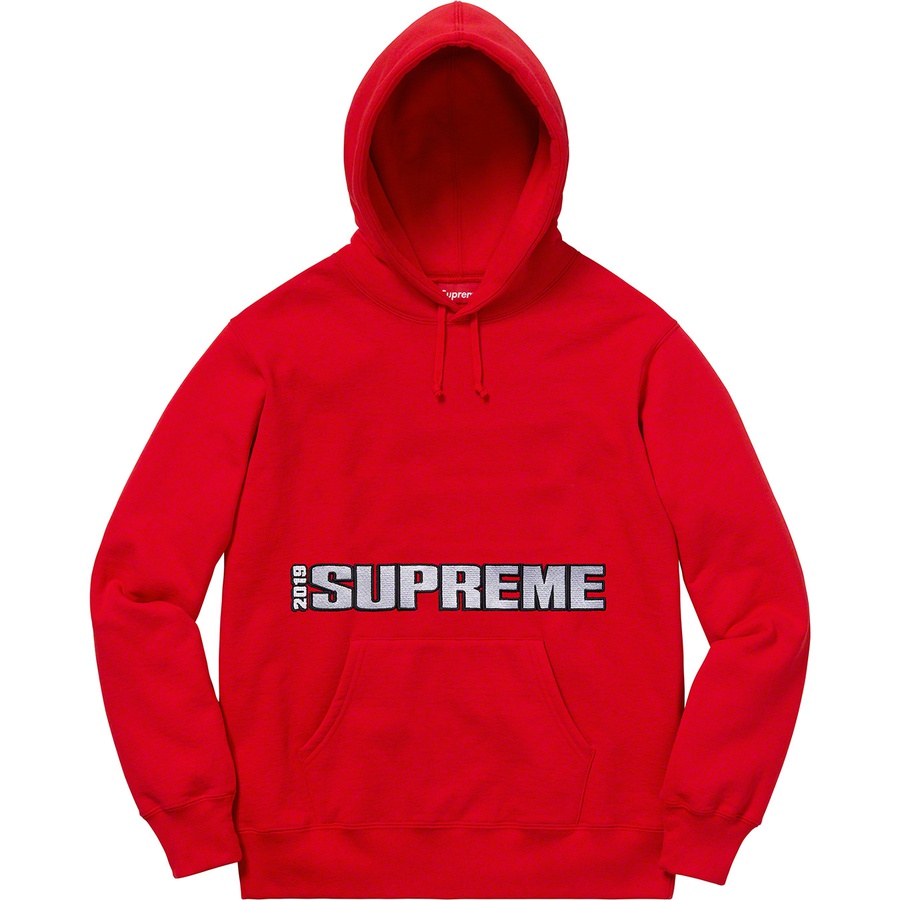 Details on Blockbuster Hooded Sweatshirt Red from spring summer
                                                    2019 (Price is $158)