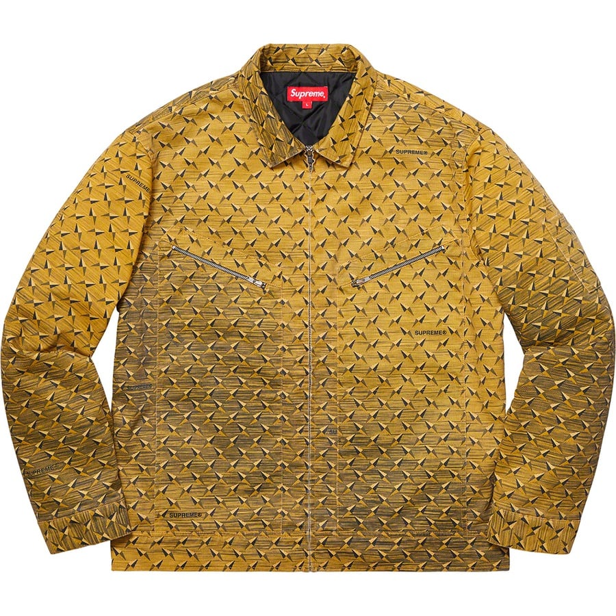 Details on Diamond Plate Work Jacket Yellow from spring summer
                                                    2019 (Price is $188)