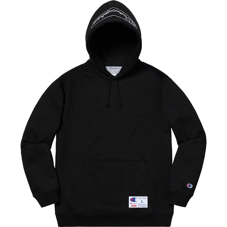 Supreme Supreme Champion Outline Hooded Sweatshirt released during spring summer 19 season