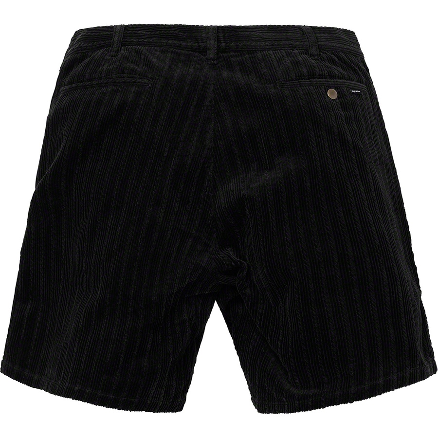 Details on Rope Corduroy Work Short Black from spring summer
                                                    2019 (Price is $118)