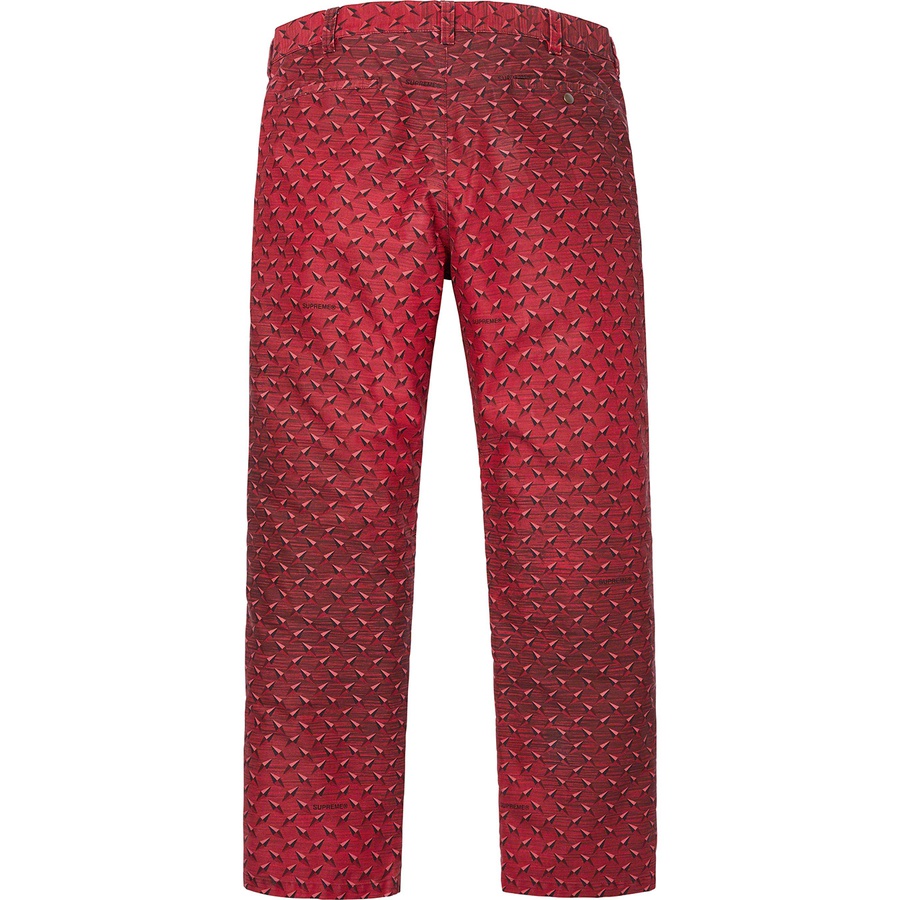 Details on Diamond Plate Double Knee Work Pant Red from spring summer
                                                    2019 (Price is $138)