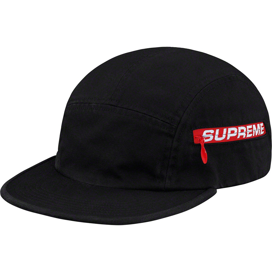 Details on Side Zip Camp Cap Black from spring summer 2019 (Price is $48)