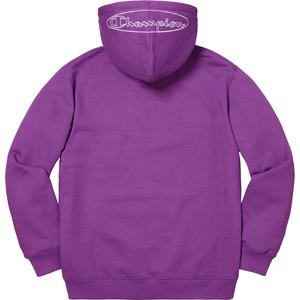 Champion Outline Hooded Sweatshirt - spring summer 2019 - Supreme