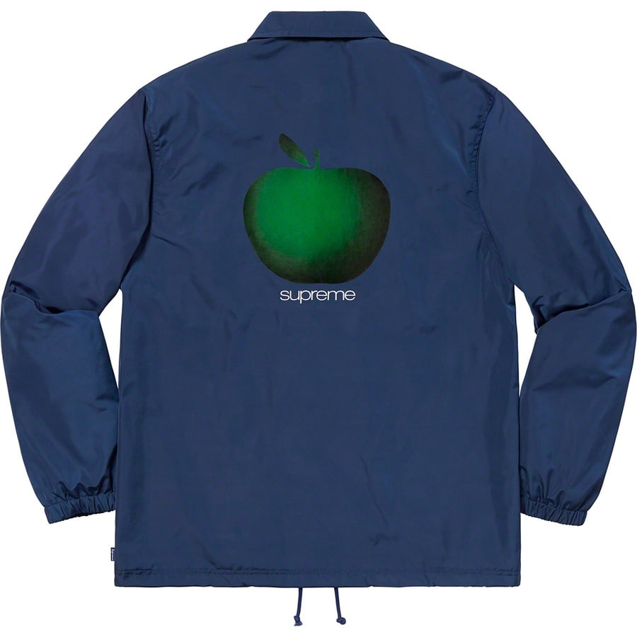 Details on Apple Coaches Jacket Navy from spring summer
                                                    2019 (Price is $158)