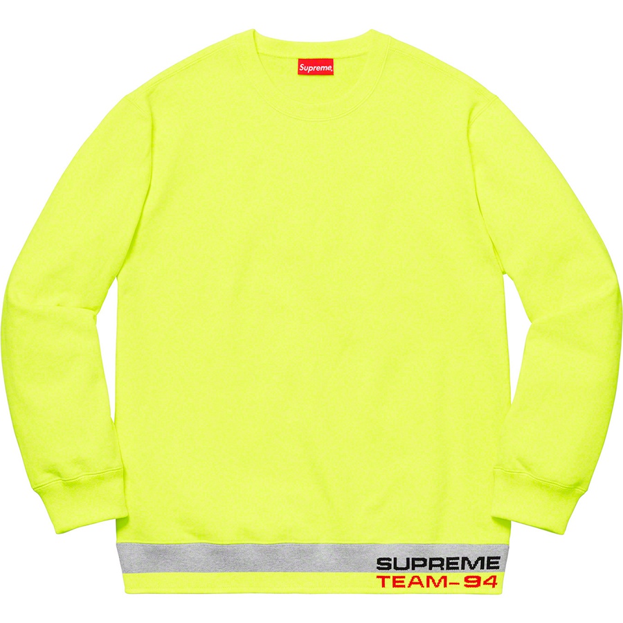 Details on Rib Stripe Crewneck Bright Yellow from spring summer
                                                    2019 (Price is $138)