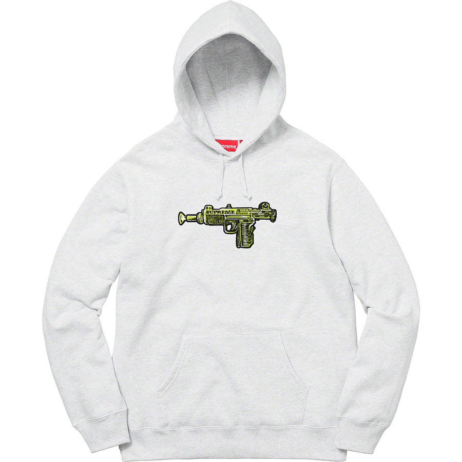 Details on Toy Uzi Hooded Sweatshirt Ash Grey from spring summer
                                                    2019 (Price is $158)