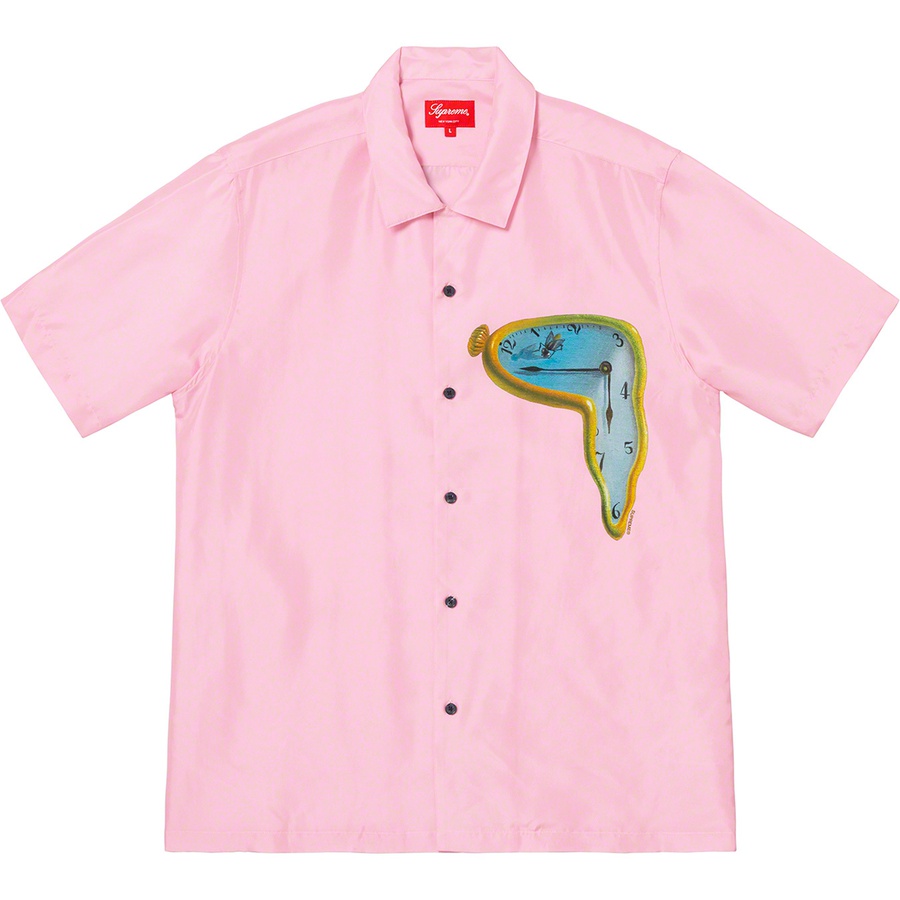Details on The Persistence of Memory Silk S S Shirt Light Pink from spring summer 2019 (Price is $168)