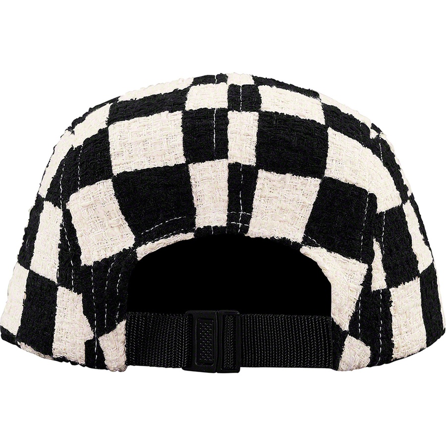 Details on Checkerboard Bouclé Camp Cap Black from spring summer
                                                    2019 (Price is $54)