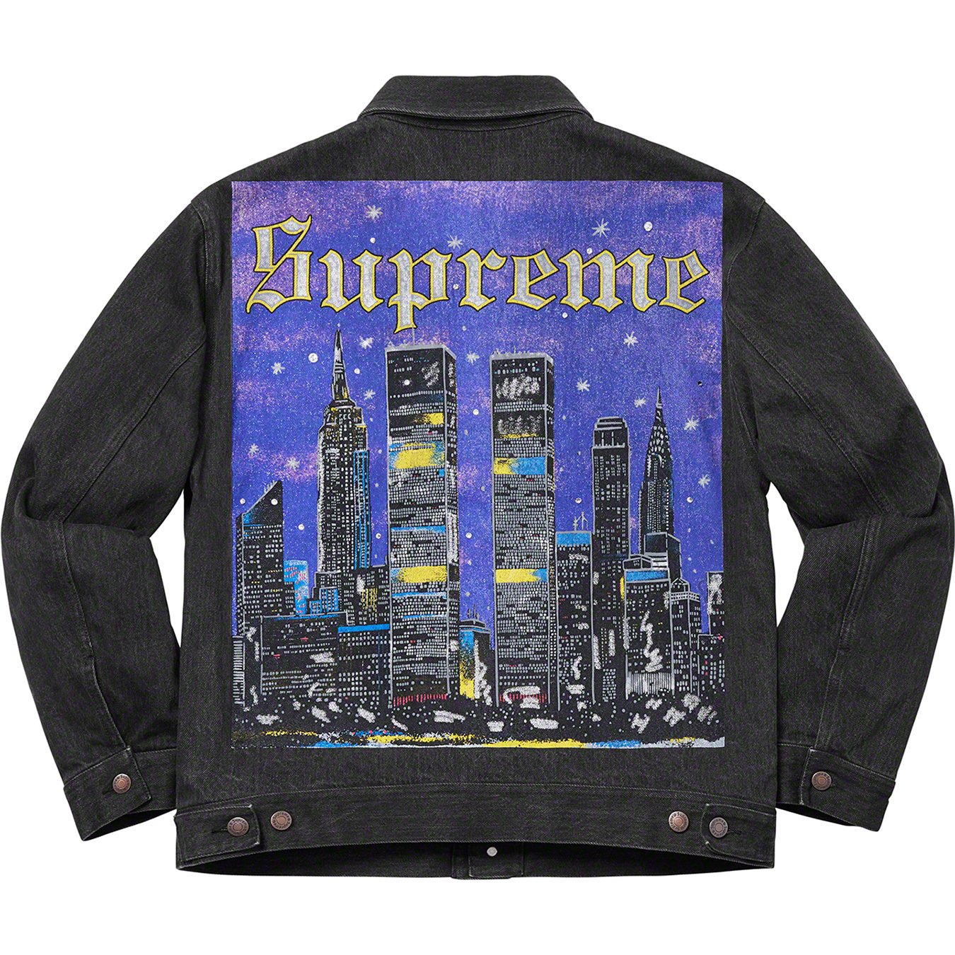 Supreme New York Painted Trucker Jacket-